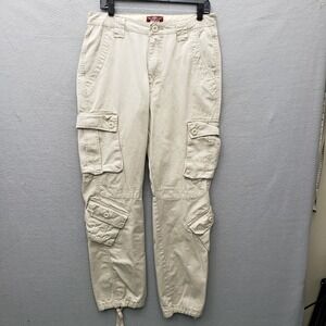 Match Matchstick Cargo Pants Khaki Tan Gorpcore Utility Union Work Wear Men's 32